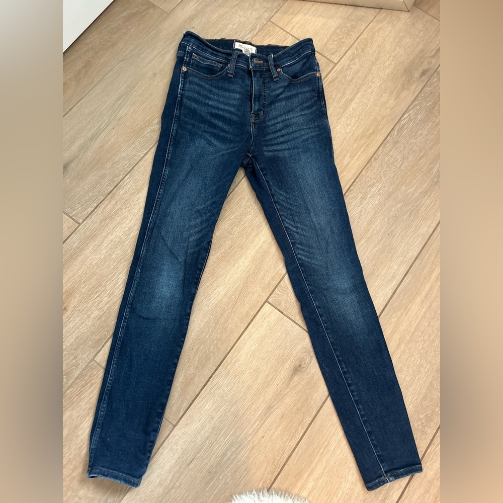Madewell 10” high rise skinny jeans